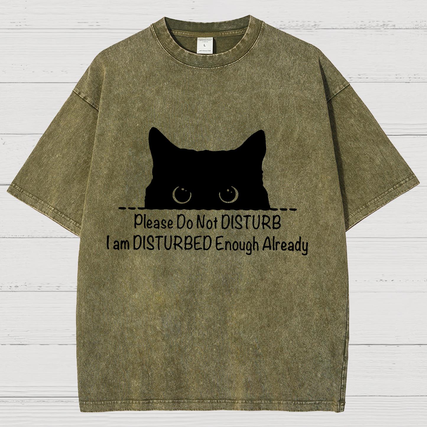 Please Do Not Disturb Vintage Distressed T-shirt