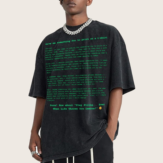 DeepSeek-R1 is Not Good at T-shirts Vintage Distressed T-shirt