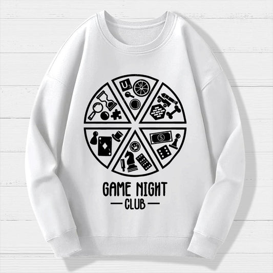 Game Night Club Geek Cotton Sweatshirt