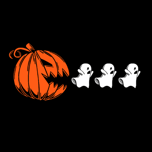 Funny Halloween Ghost Geek Cotton Sweatshirt