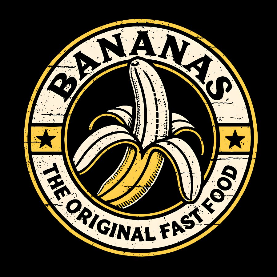 Bananas - The original Fast Food Geek T-Shirt
