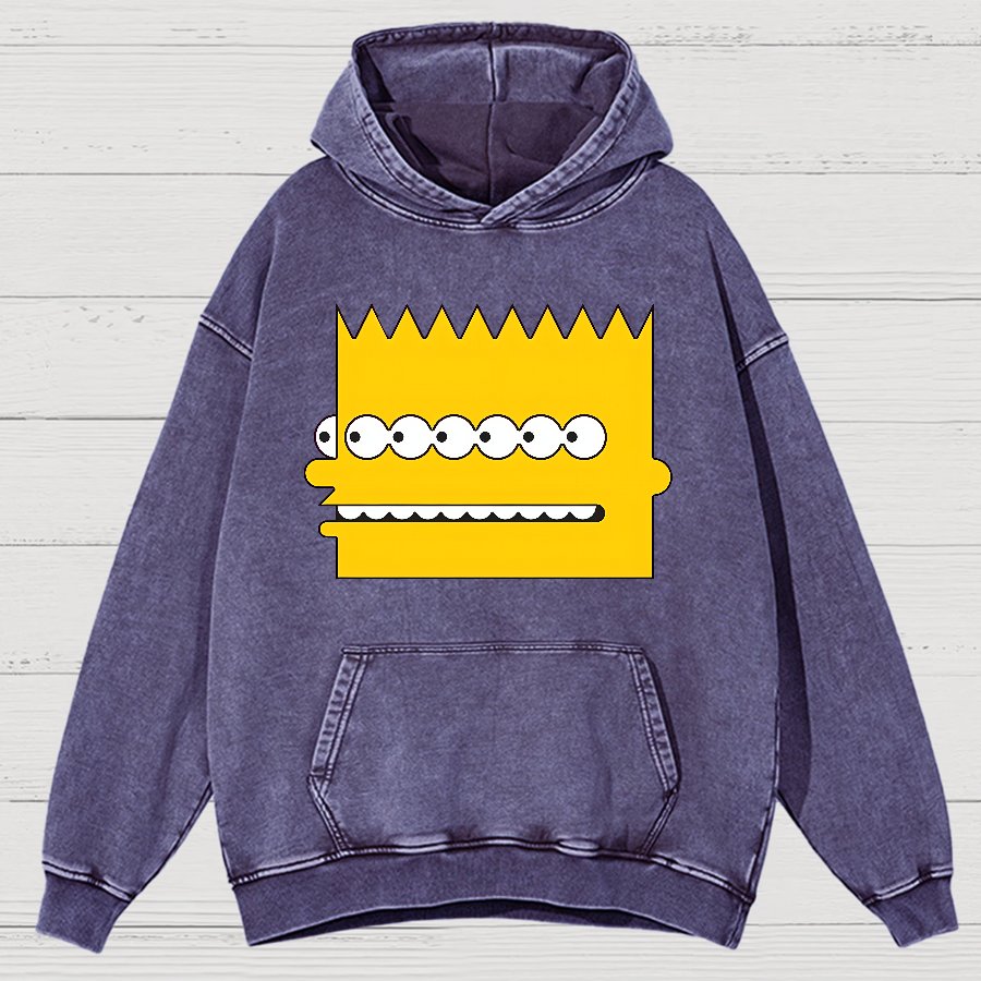 Comics Multi Multi Funny Nerd Vintage Distressed Hoodie