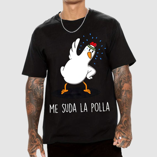 Me Suda La Polla I Don't Give A Damn Geek T-Shirt
