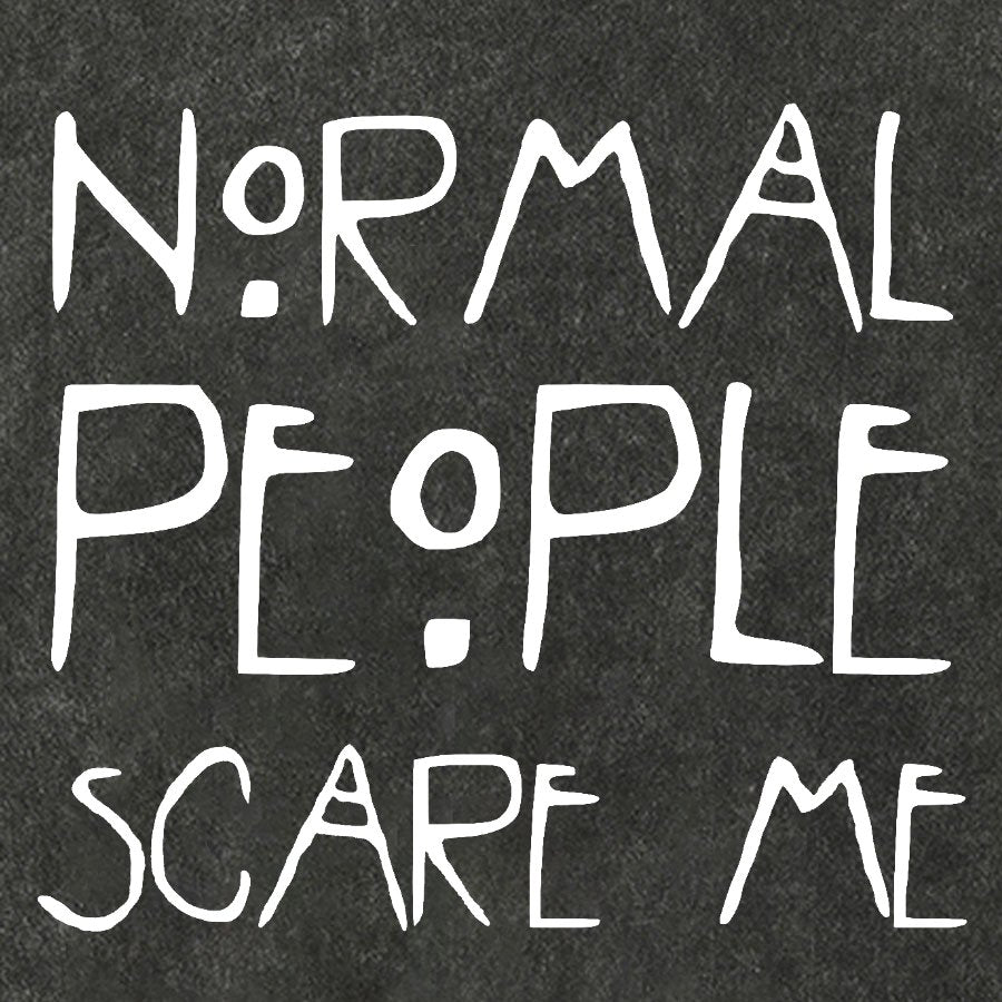 Normal People Scare Me Vintage Distressed T-shirt