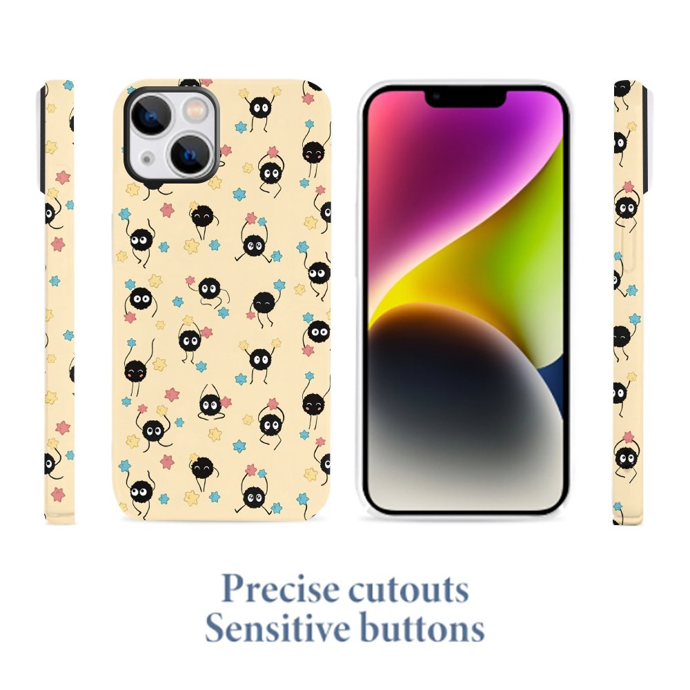 Cute Little Black Ball Phone Cases