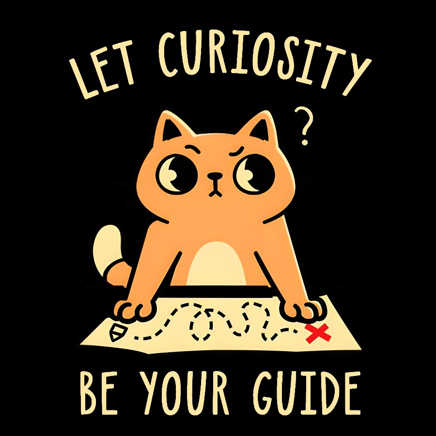 Let Curiosity Be Your Guide Geek T-Shirt