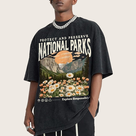 National Parks Vintage Distressed T-shirt
