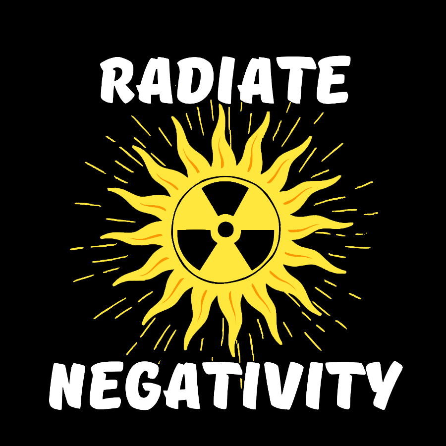 Radiate Negativity Geek T-Shirt