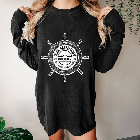 SS Minnow Tour Washed Long Sleeve Tee