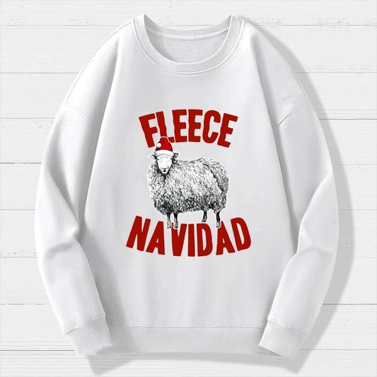 FLEECE NAVIDAD Christmas Geek Cotton Sweatshirt