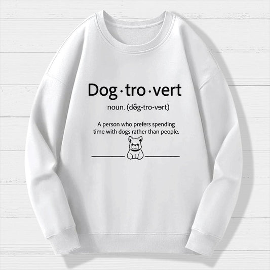 Dog-Tro-Voy Geek Cotton Sweatshirt