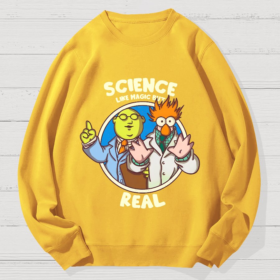 Science Like Magic Geek Cotton Sweatshirt