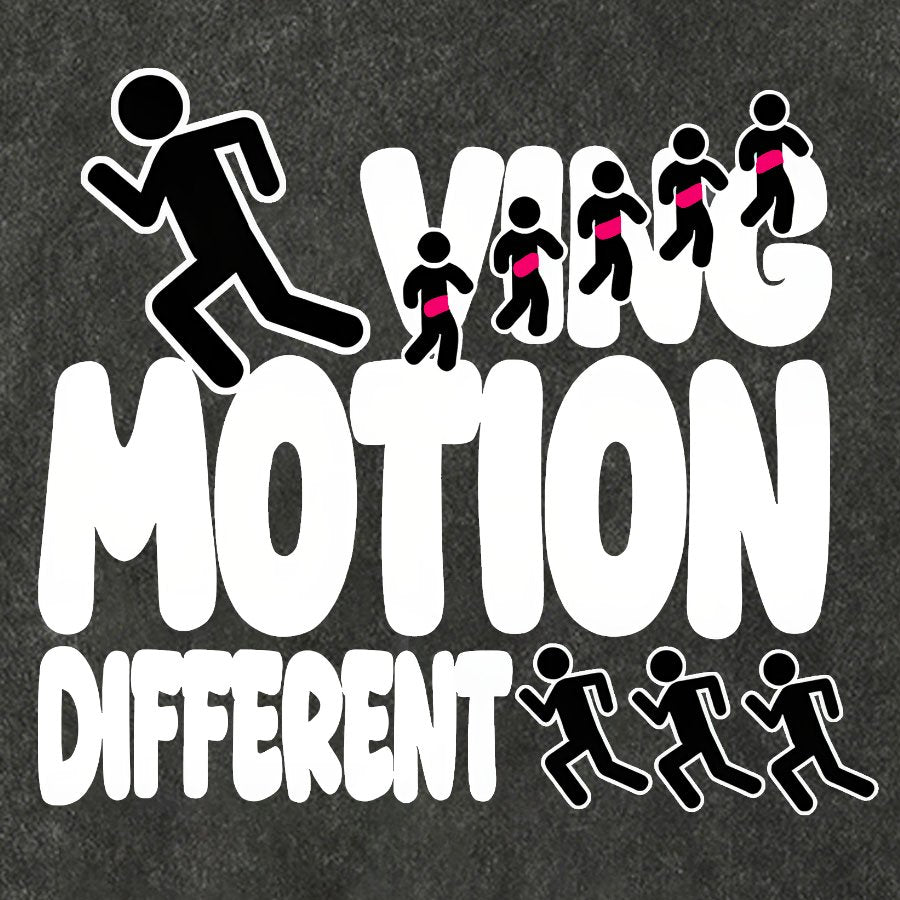 Ving Motion Different Funny Vintage Distressed T-shirt