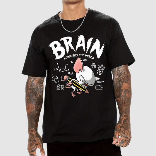 Brain Conquers The World! Geek T-Shirt
