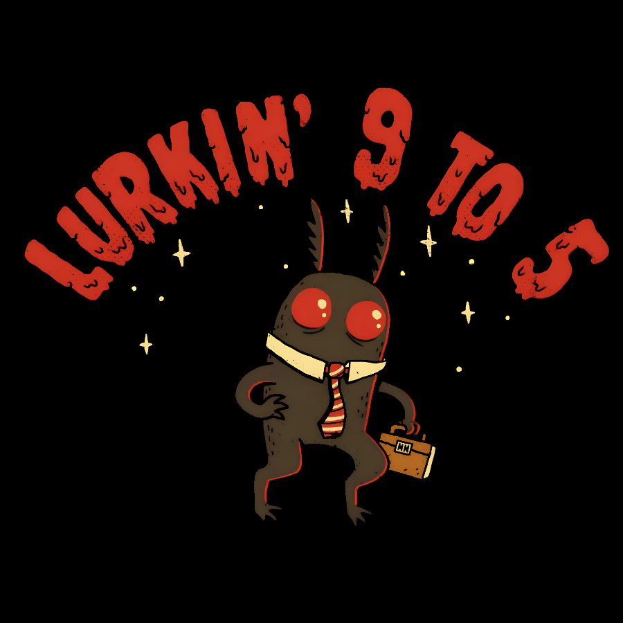 Mothman's Day Job Geek T-Shirt