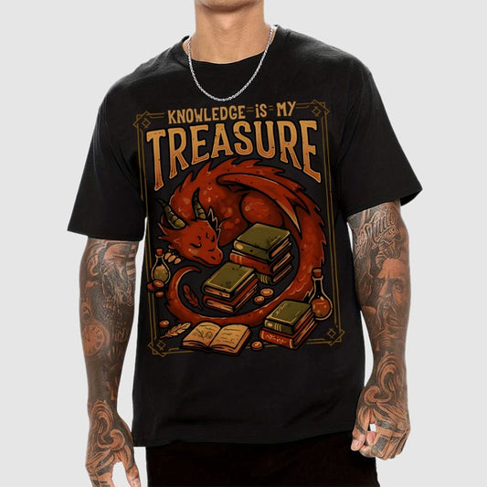 Knowledge Is My Treasure Geek T-Shirt