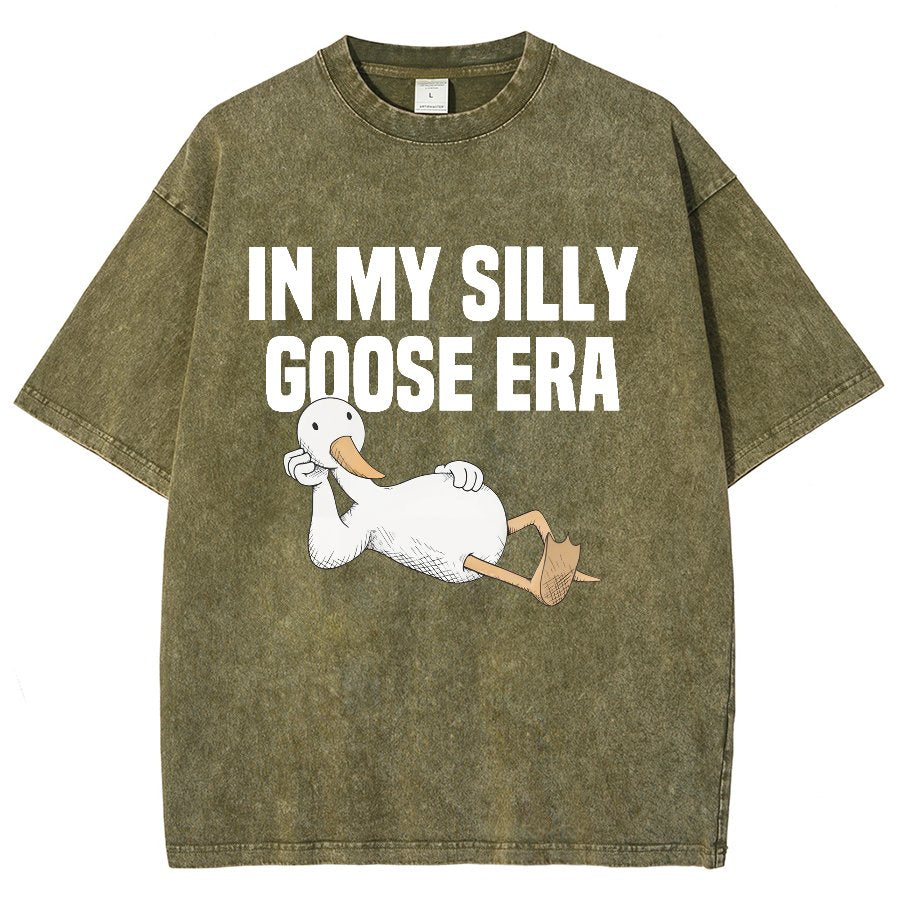 In My Silly Goose Era, Silly Goose Vintage Distressed T-shirt