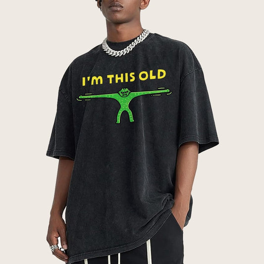 Old As Stretch Vintage Distressed T-shirt