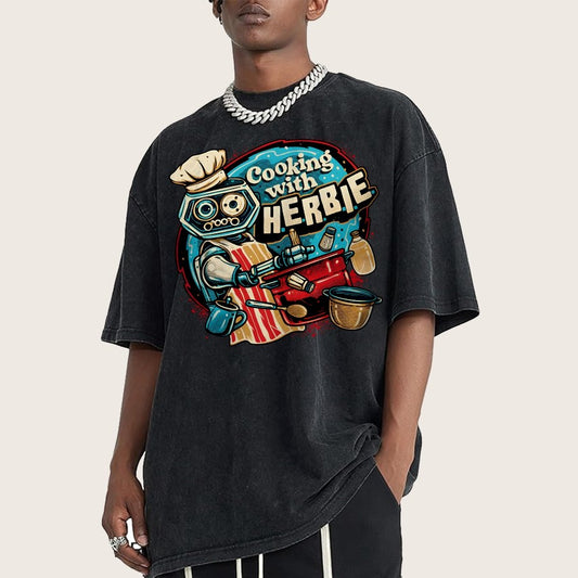 Cooking With Buddy Vintage Distressed T-shirt