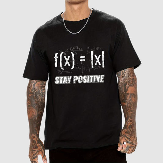 Stay Positive Avoid Negativity Geeky T-Shirt