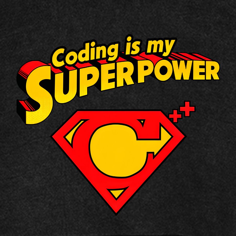 Coding Is My Superpower Vintage Distressed Hoodie