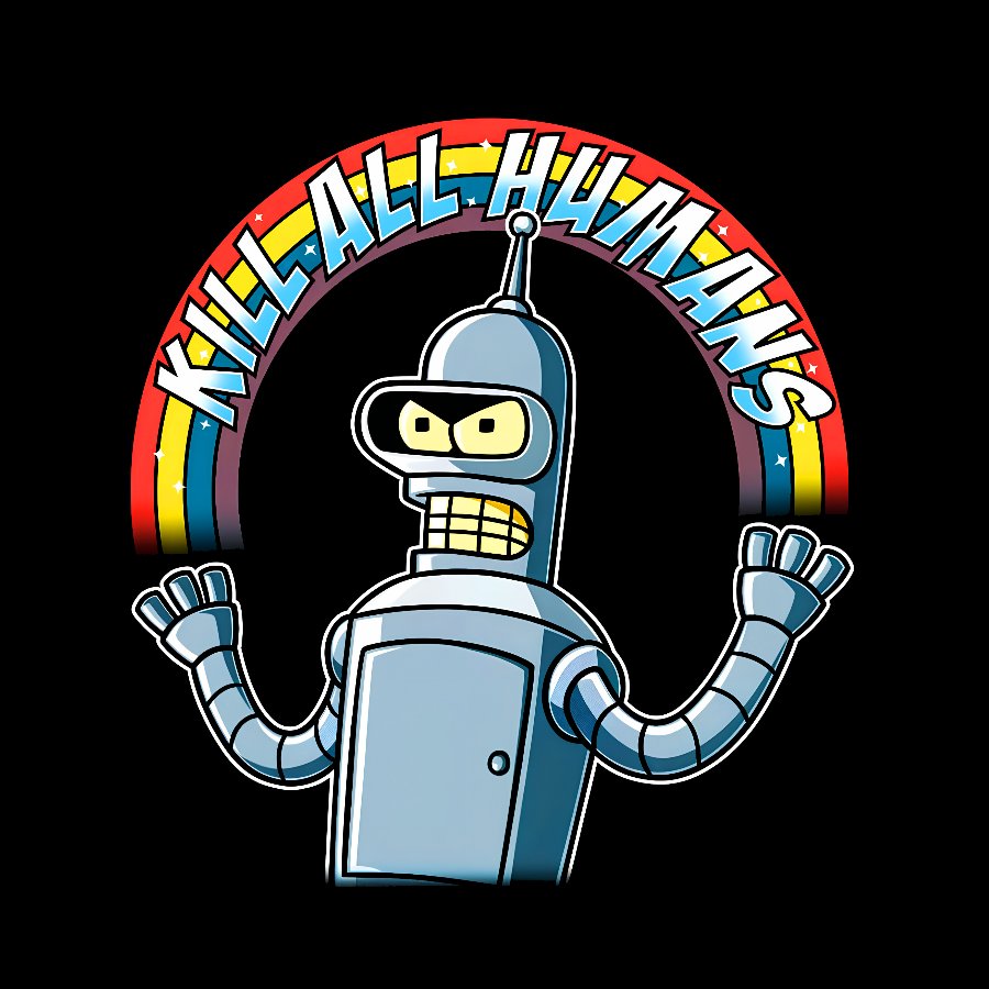 Shiny Metal Robot Geek T-Shirt