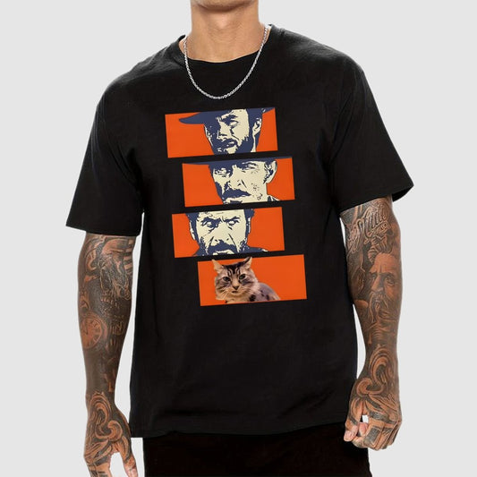Buono Brutto Cattivo And Cat Geek T-Shirt