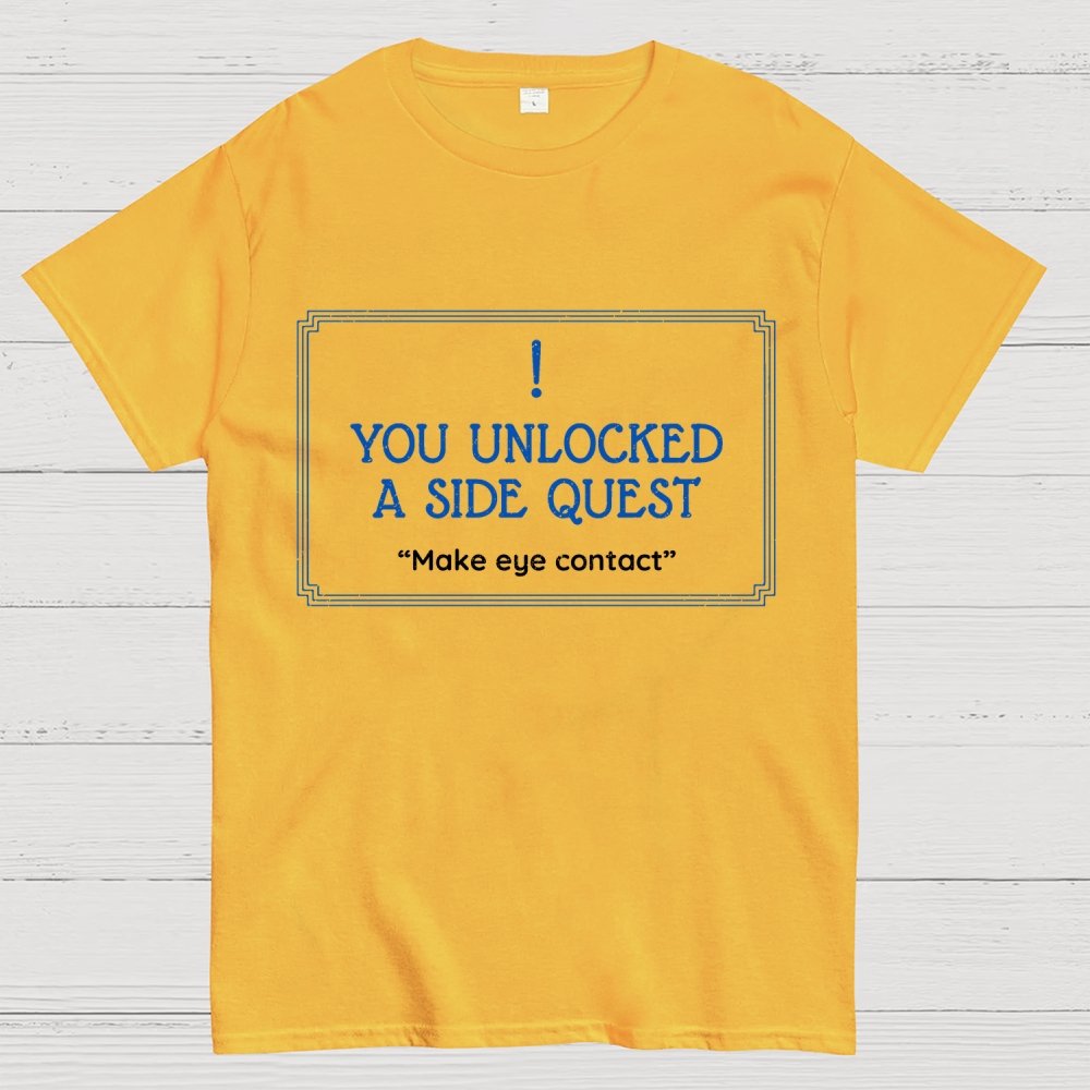 Unlocked Side Quest Geek T-Shirt
