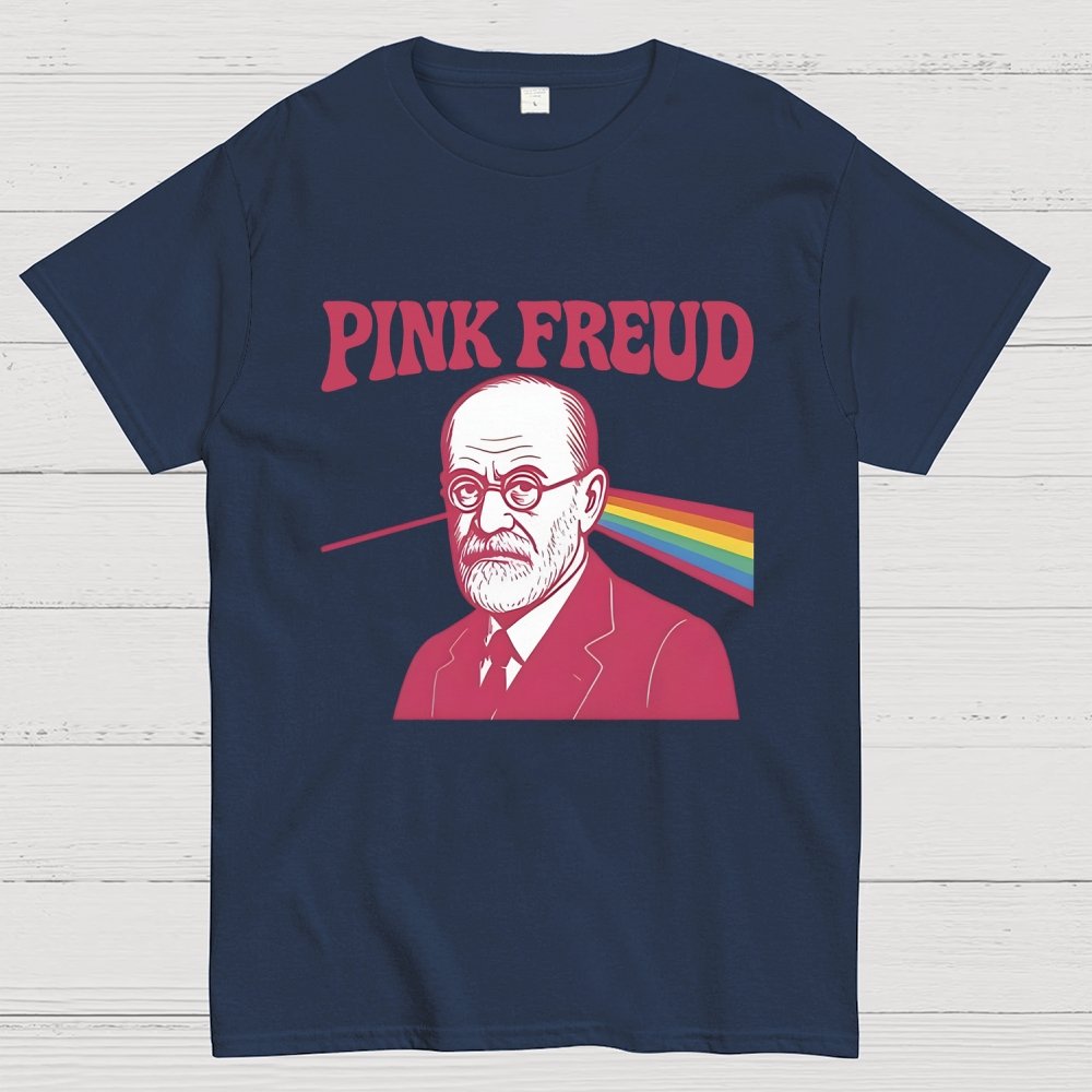 Pink Freud Geek T-Shirt