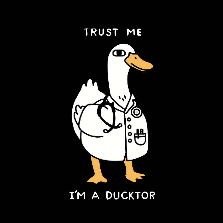 Trust Me I'm a Ducktor Geeky T-Shirt