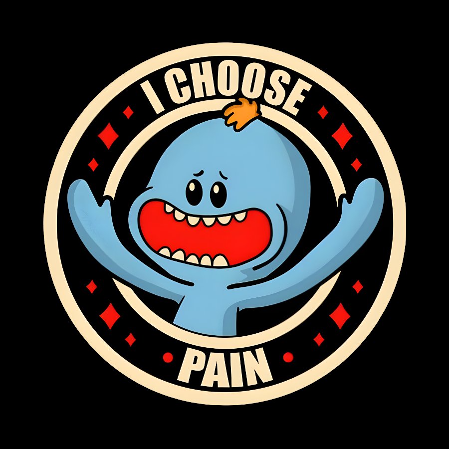 I Choose Pain Geek T-Shirt