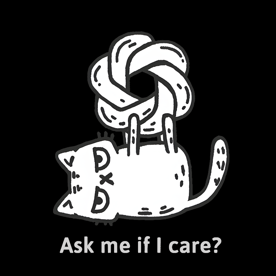 catGPT: Ask me if I care ?Geek T-Shirt