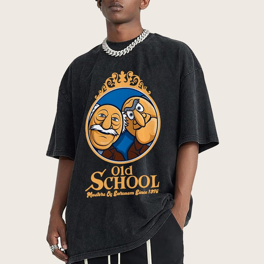 Old School Vintage Distressed T-shirt