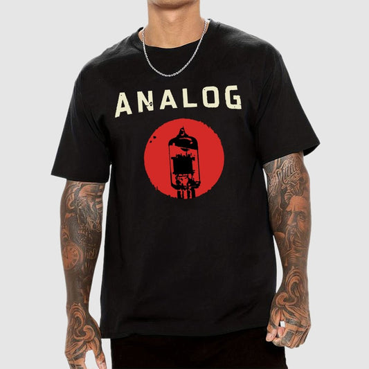 Vacuum Tube Analog Distressed Geek T-Shirt