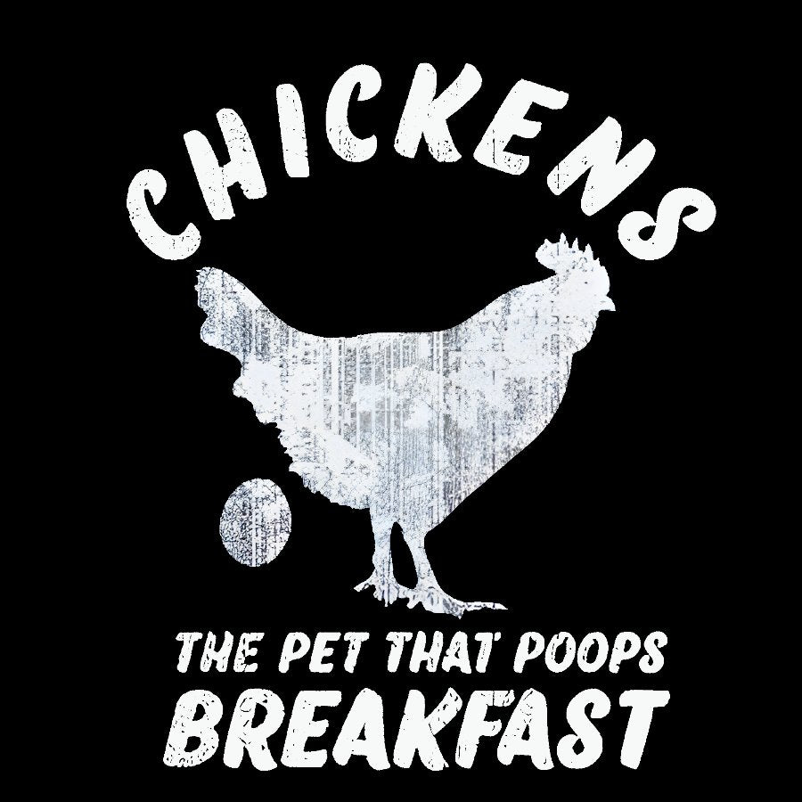 Chickens Poop Breakfast Geek T-Shirt