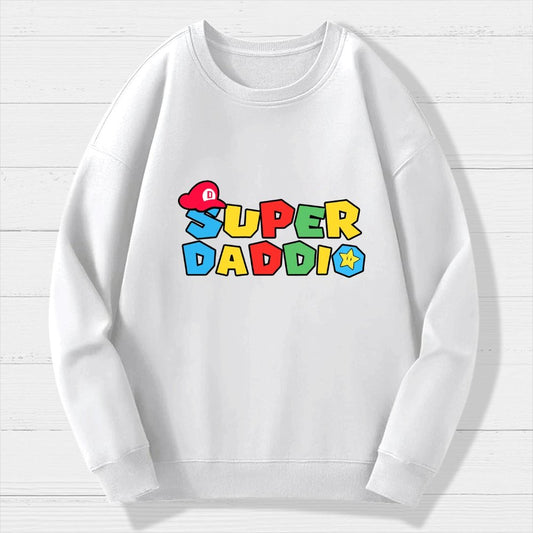 Super Daddio Geek Cotton Sweatshirt