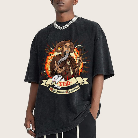 The Enchanter Vintage Distressed T-shirt