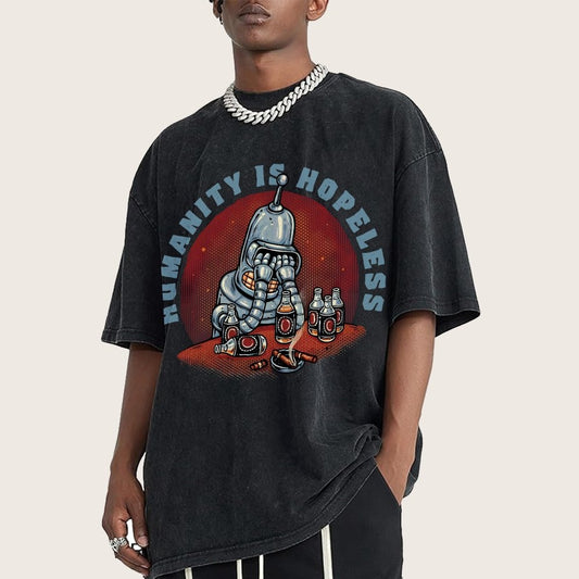 Humanity Is Hopeless Vintage Distressed T-shirt