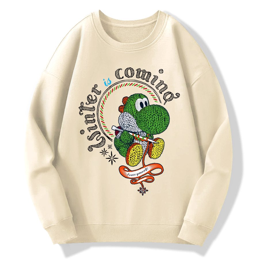 Cold Days Ahead Brace yourself! Geek Cotton Sweatshirt