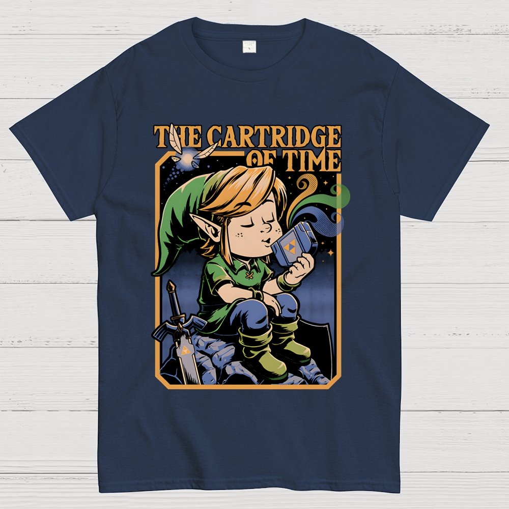 Vintage Game Elf Geek Cotton T-Shirt