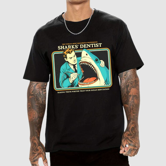 Sharks Dentist Geek T-Shirt
