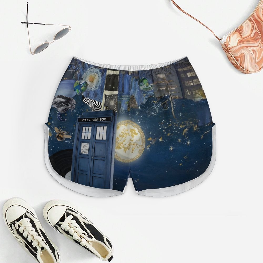 Starry Phone Booth Women's Geek Suspender Cami Set