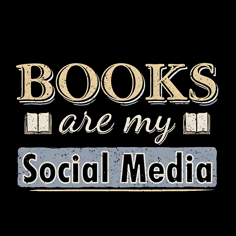 Books Are My Social Media Geek T-Shirt
