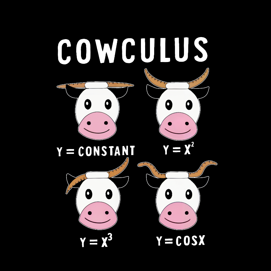 Cowculus Funny Math Geeky T-Shirt