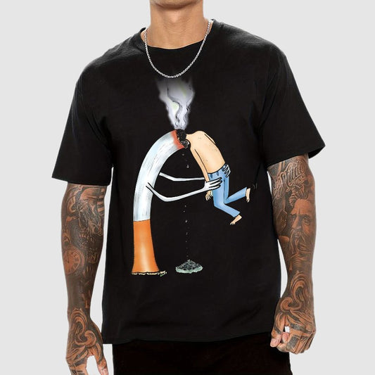 Smoking Solves Your Problems Geeky T-Shirt