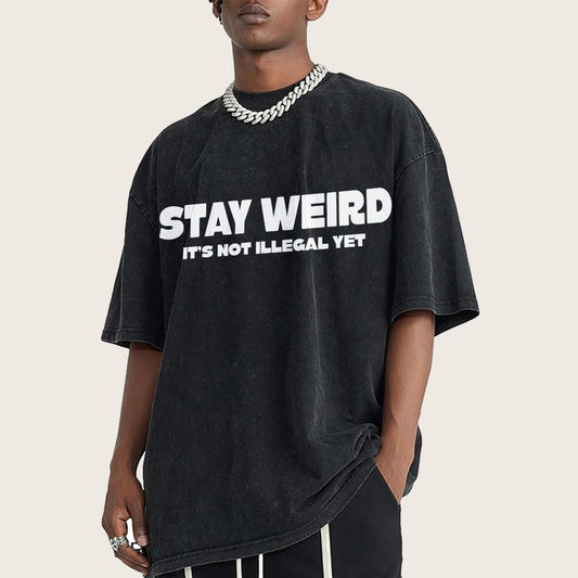 Not Illegal Yet Vintage Distressed T-shirt