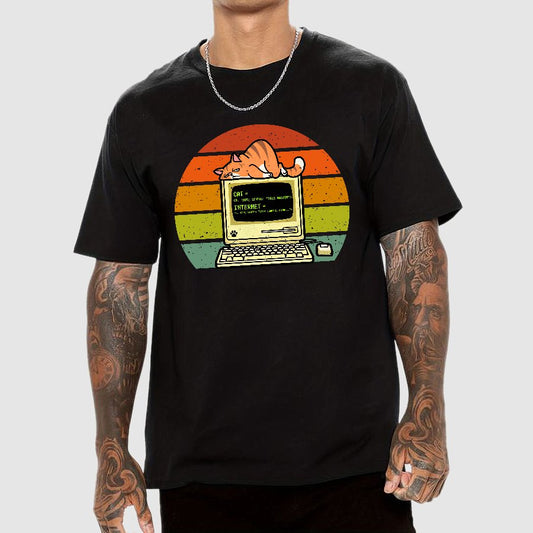 Cat vs. Internet Still Loading Geek T-Shirt