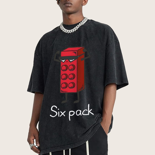 Six Pack Vintage Distressed T-shirt