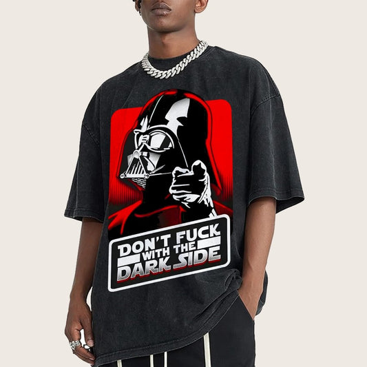 Dark Power Vintage Distressed T-shirt