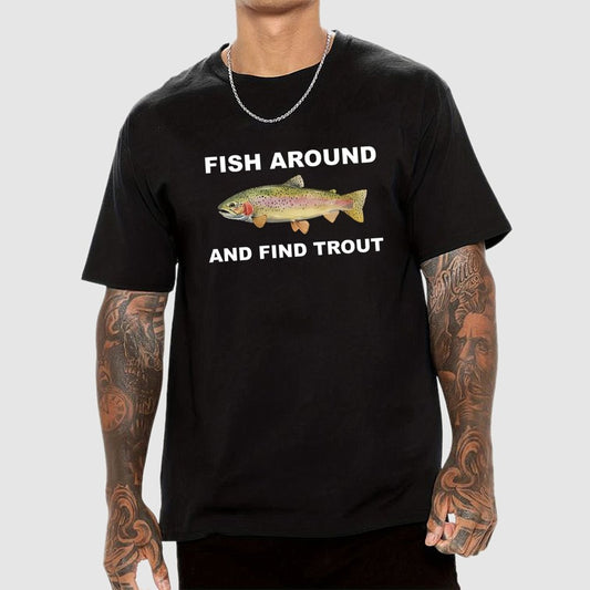 Fish Around Geek T-Shirt
